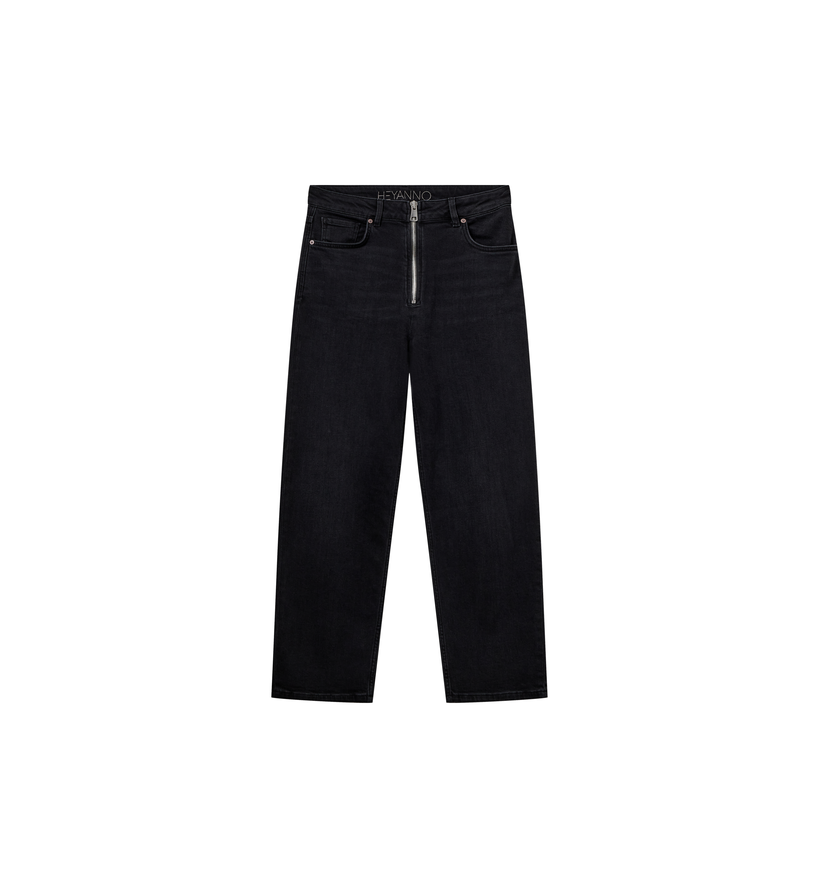 Packshot / Black Denim / Front
